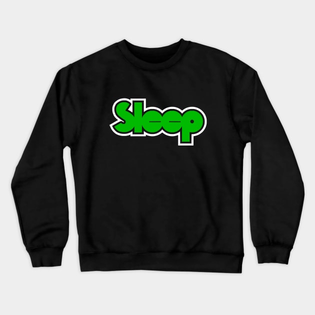Sleep Band Crewneck Sweatshirt by The Lisa Arts